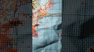 Let's Start This 16 Count Dragon 🐉 #crossstitch #flosstube #shorts #stampedcrossstitch