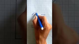 How to draw 3D letter 👉K || Easy 3D art || #shorts #viral #3Dart