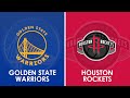 Golden State Warriors vs Houston Rockets NBA Live Scoreboard