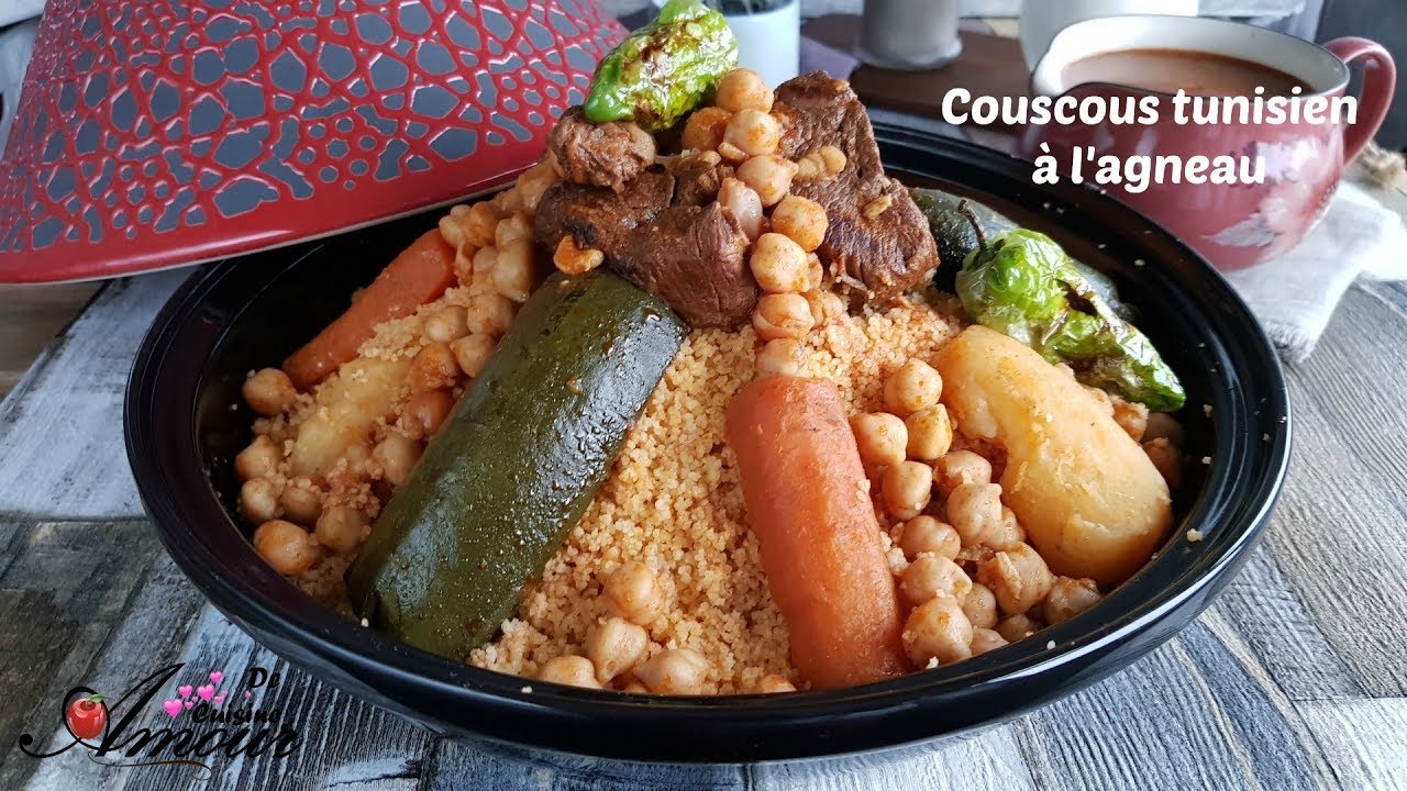 La Recette Du Couscous Tunisien à L'agneau, Idée De Repas Facile - YouTube