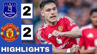 Everton vs Manchester United (2-2) Extended Highlights