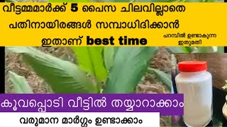 കൂവപ്പൊടി വീട്ടിൽ ഉണ്ടാക്കാം 10000 സമ്പാദിക്കാം | koovapodi making malayalam