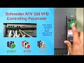 Schneider Altiver 320 VFD  start,stop,reset wiring and basic parameter| ATV320 bangla