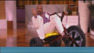 High Roller Adult Size Big Wheel Drift Trikes on the Steve Harvey Show