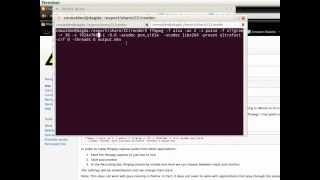Screen capturing in Linux with ffmpeg