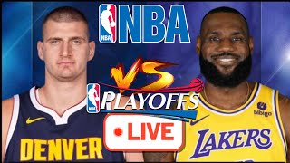 Game 4 Los Angeles Lakers vs Denver Nuggets NBA Live Play by Play Scoreboard / Interga