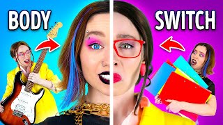 BODY SWAP with MY MOM for 24 hours – Relatable comedy by La La Life