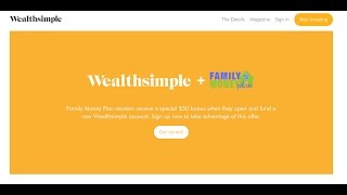 WealthSimple TFSA Sign Up Walkthrough with $50 Bonus