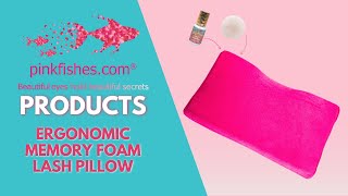 Ergonomic Memory Foam Lash Pillow for Lash Treatments