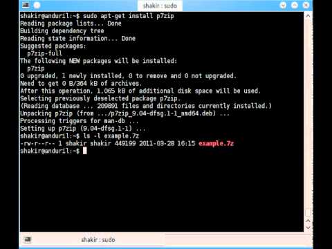 How to extract 7z file in Linux How to extract 7z file in Linux
