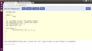 Introduction to Go, part 3: Variables