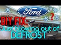 Ford F-250 Blowing Out Of Defrost Only: Easy DIY Fix