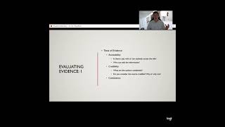 Evaluating Information Lecture