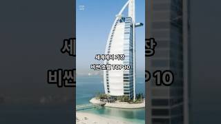 세계에서 가장 비싼 호텔 TOP 10 #shorts #ranking #hotel