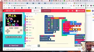 adding levels and creating a pick your character screen at the beginning of a makecode arcade game