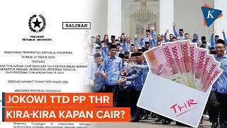 Presiden Jokowi Tanda Tangan PP THR dan Gaji Ke-13, Kapan Cair?