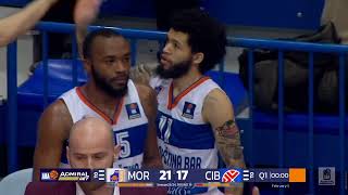 AdmiralBet ABA League 2023/24 highlights, Round 19: Mornar-Barsko zlato – Cibona (5.2.2024)