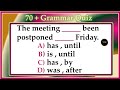 70 + test - All Tenses Mixed Quiz | Verb Tenses in English Grammar | No.1 Quality English