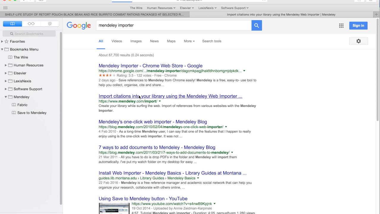 How To Use Mendeley Web Importer - Darelobalance