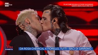 Tutti i baci di Sanremo - La Vita in Diretta - 14/02/2023