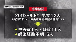 県内で新たに１２人の新型コロナウイルスの感染確認 (20/12/30 18:00)