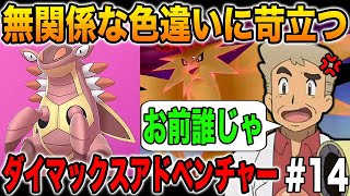 【ポケモン剣盾】無関係な色違いポケモンをゲットしてしまいイライラする男ｗｗ色違いの伝説ポケモンを探し求めて14日目!!口の悪いオーキド博士のダイマックスアドベンチャー実況【柊みゅう】