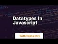 Datatypes in javascript