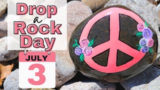 ☮ Peace Sign for Drop a Rock Day 2022 ☮