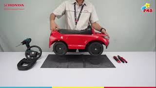 unboxing dan cara merakit mobil honda crv k606b mobil dorong terbaru