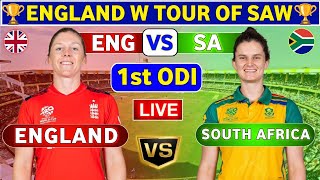 England Women vs South Africa Women, 1st ODI | ENGW vs SAW 1st ODI Live Score \u0026 Commentary