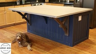 SANDING The CONCRETE counter top