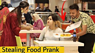 Stealing Food Prank In Mall@Crazy Comedy