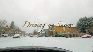 Driving On Snow - Bothell, WA, USA