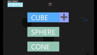 Kinect Menu Navigation and Adding different Objects