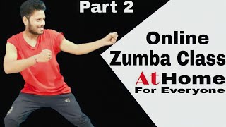 Online Fitness and Exercise Class Part 2 | Zumba Dance Workout For Beginners Step By Step