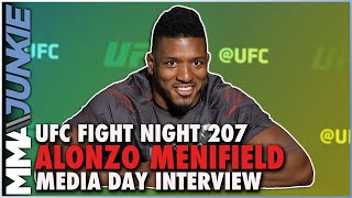 Alonzo Menifield needs money, hopes to earn THREE checks 💰 | #UFCVegas56 media day
