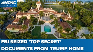 'Top secret' documents seized from Trump home by FBI, docs show