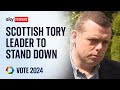 Scottish Tory leader Douglas Ross to resign after general election