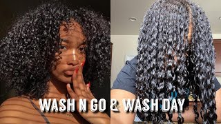 WASH N GO & WASH DAY ROUTINE ON NATURAL HAIR COMPILATION | BeautyExclusive