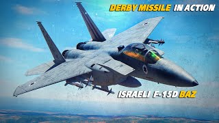 Israeli F15D Baz Vs Russian Su-35 Flanker-E | Derby Missile In Action | Beyond Visual Range | DCS |