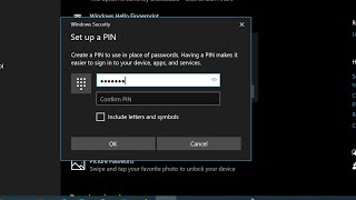 How To Setup Windows Hello  Pin To Login || Add Windows Hello Pin In Windows 10