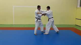 [Kote kansetsu no kata (ката болевых на кисти)/ Motoha Yoshin Ryu Jujutsu]