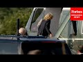 President Biden And First Lady Dr. Jill Biden Depart Rehoboth Beach, Delaware, En Route To WH