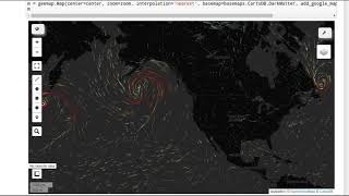 Animating global wind speed using ipyleaflet and geemap