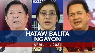 UNTV: Hataw Balita Ngayon   |  April 11, 2024