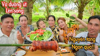 NGUYÊN MIẾNG THỊT BA RỌI LỤI CÂY TRÚC NƯỚC THAN CỦI GIÒN NGON TỚI BẾN |1204|