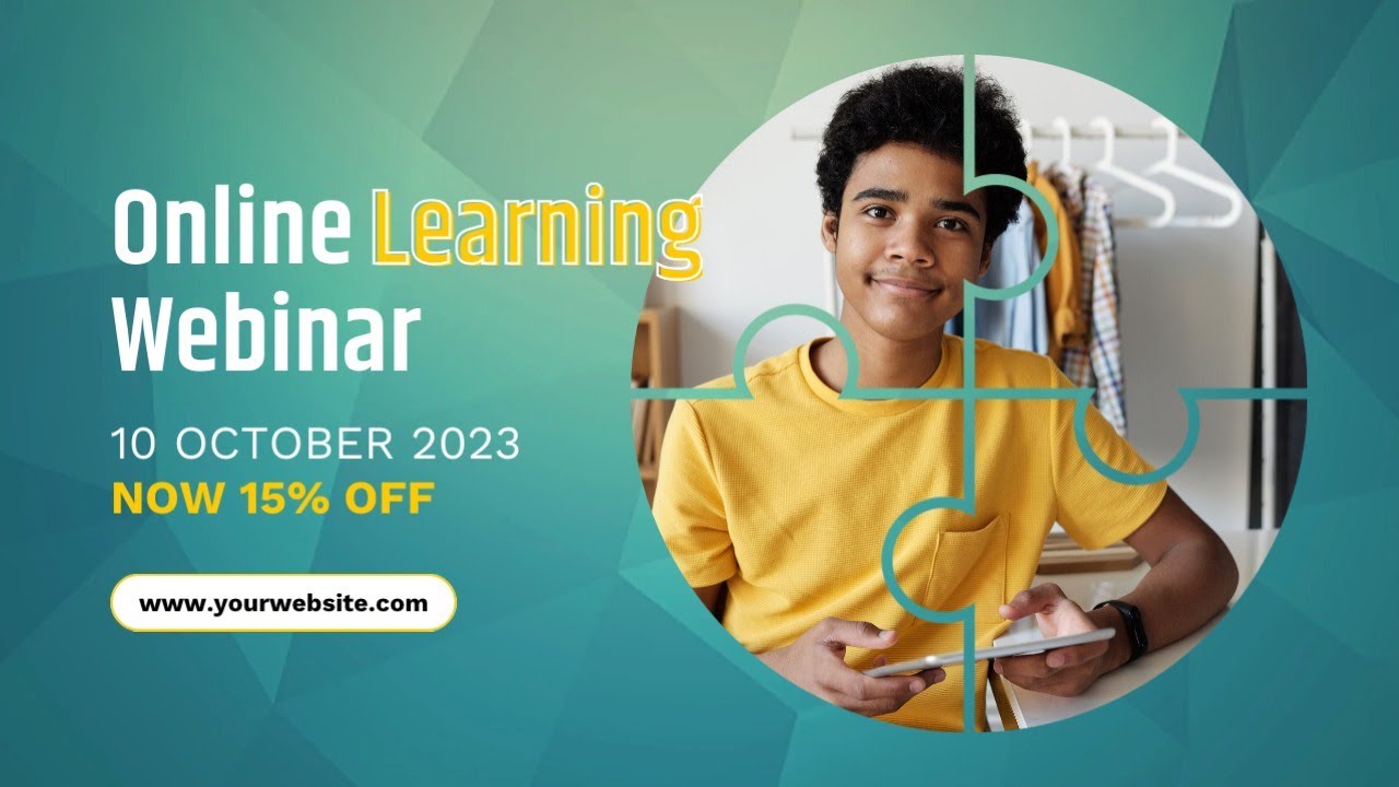 Free Webinar Intro Video Template Customizable Flexclip Youtube