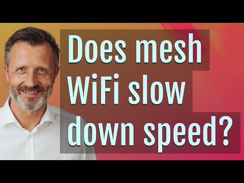 Does mesh WiFi slow down speed?