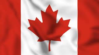 Animated Canadian Flag: 3-Hour Video with Canadian National Anthem