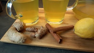 Turmeric Ginger Tea | Immune Boosting Tea | Immunity Boosting Recipe | Natural Cold Remedy #42